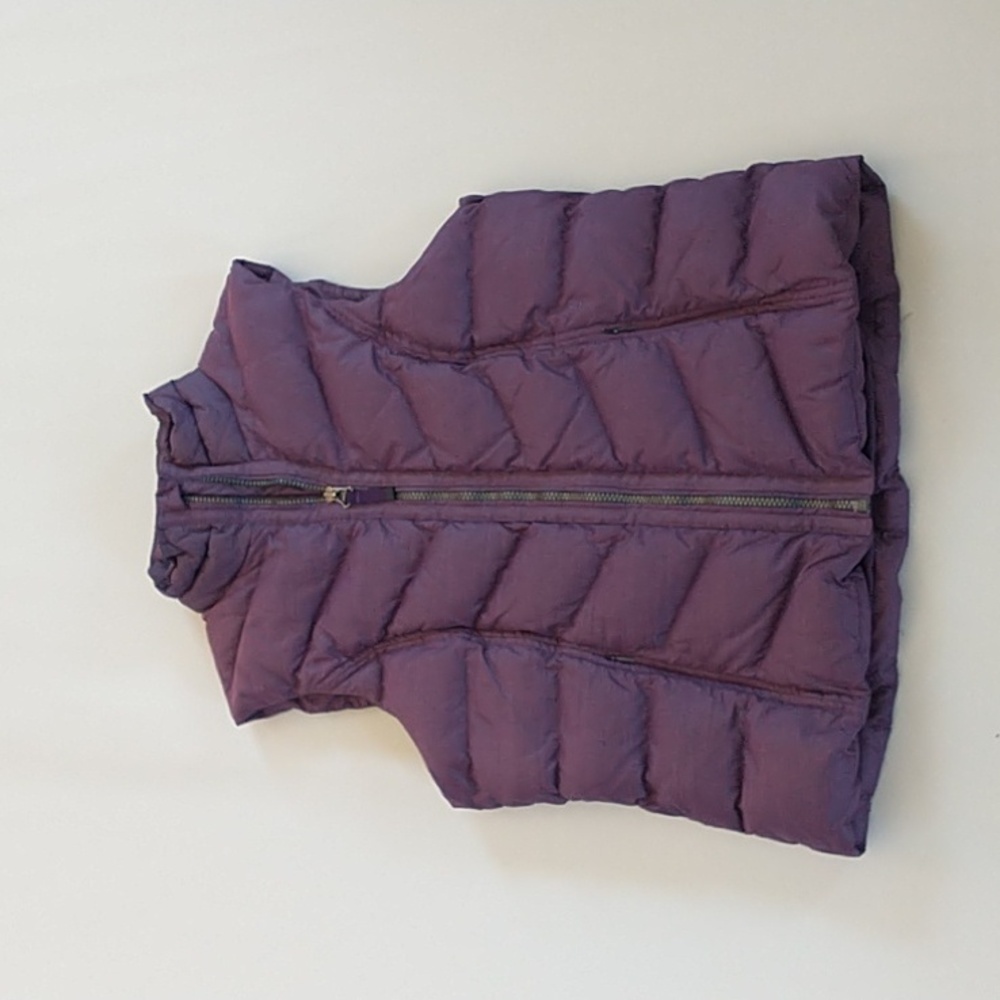 PrAna down purple puffer vest